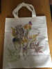 Tuesday 31st July Bags with flowers 'pounded' onto them!